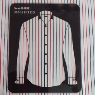 Acrylic Pre-Shirt Design Frame 15/12 Inch 2.5mm